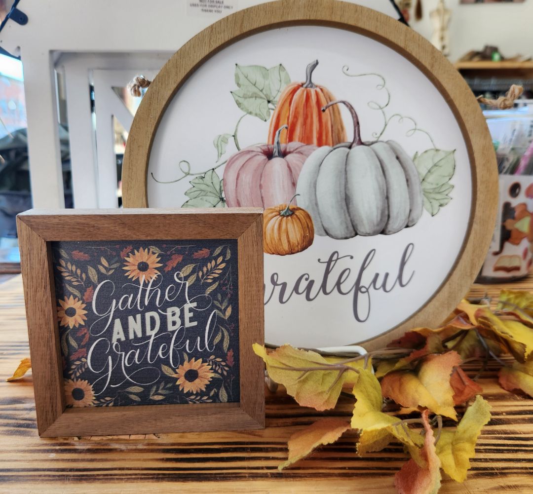 Decor Grateful- Fall Decor, DCH Family LLC