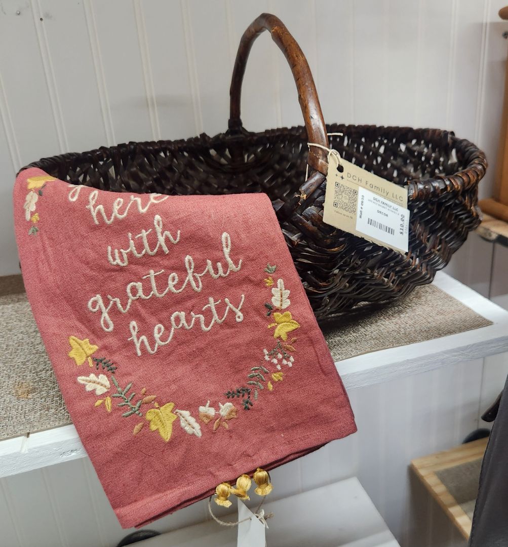 Tea Towel - Gather Here Holiday Decor, DCH Family LLC