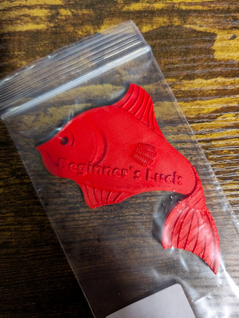 Red Casting fish small