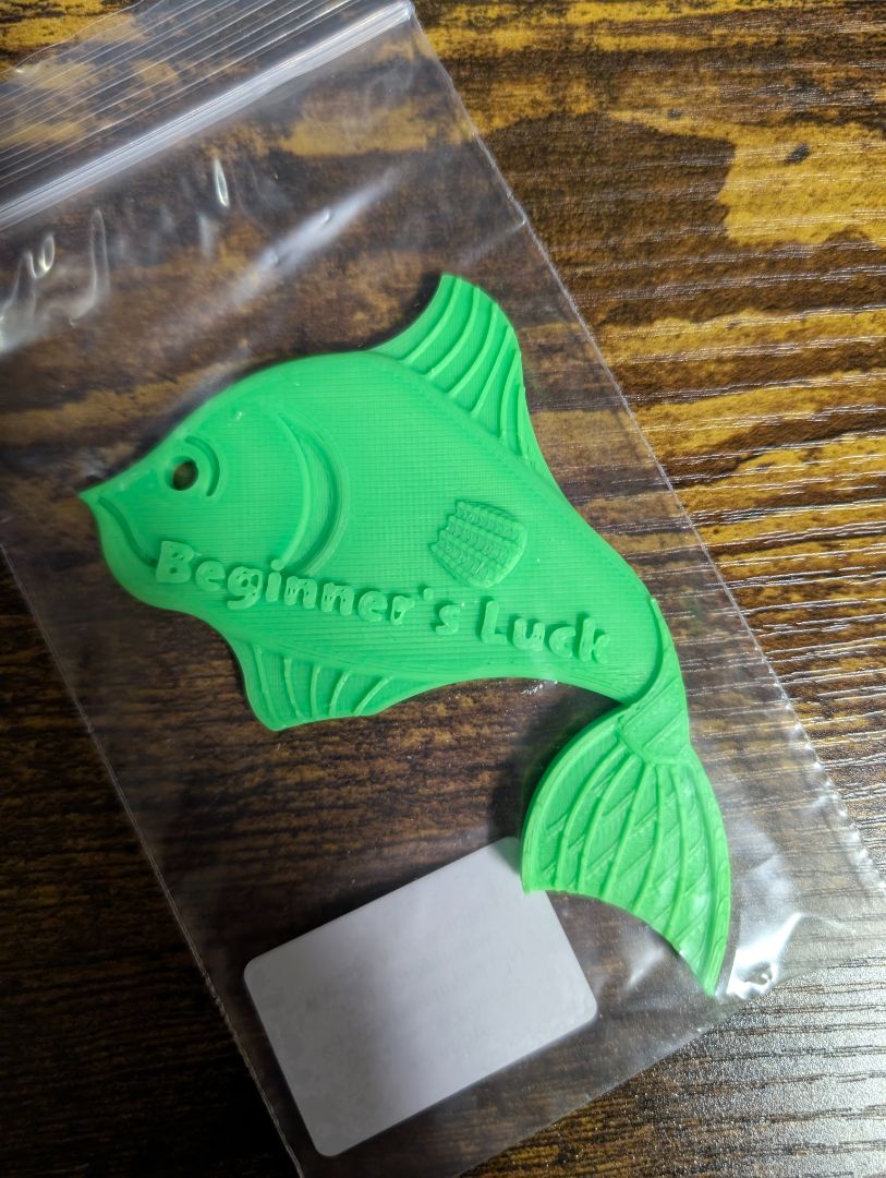Green Casting fish small