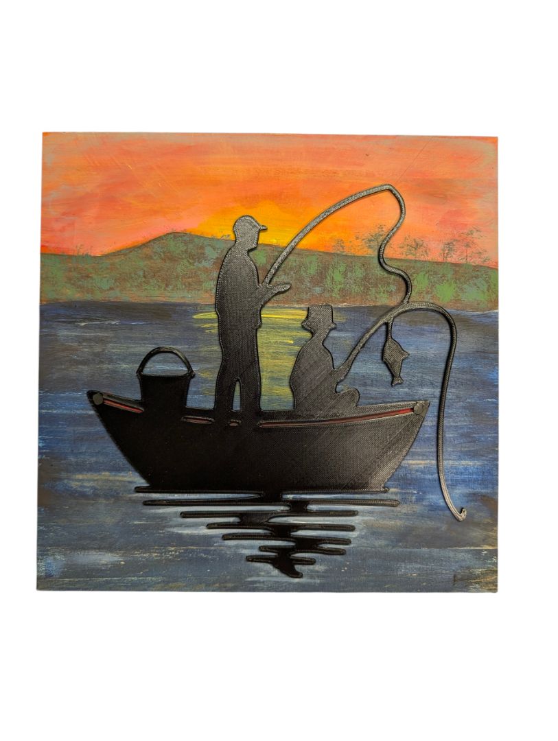 Fishing wall art