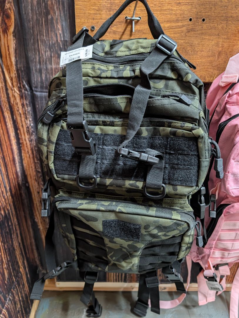 green camo Backpack