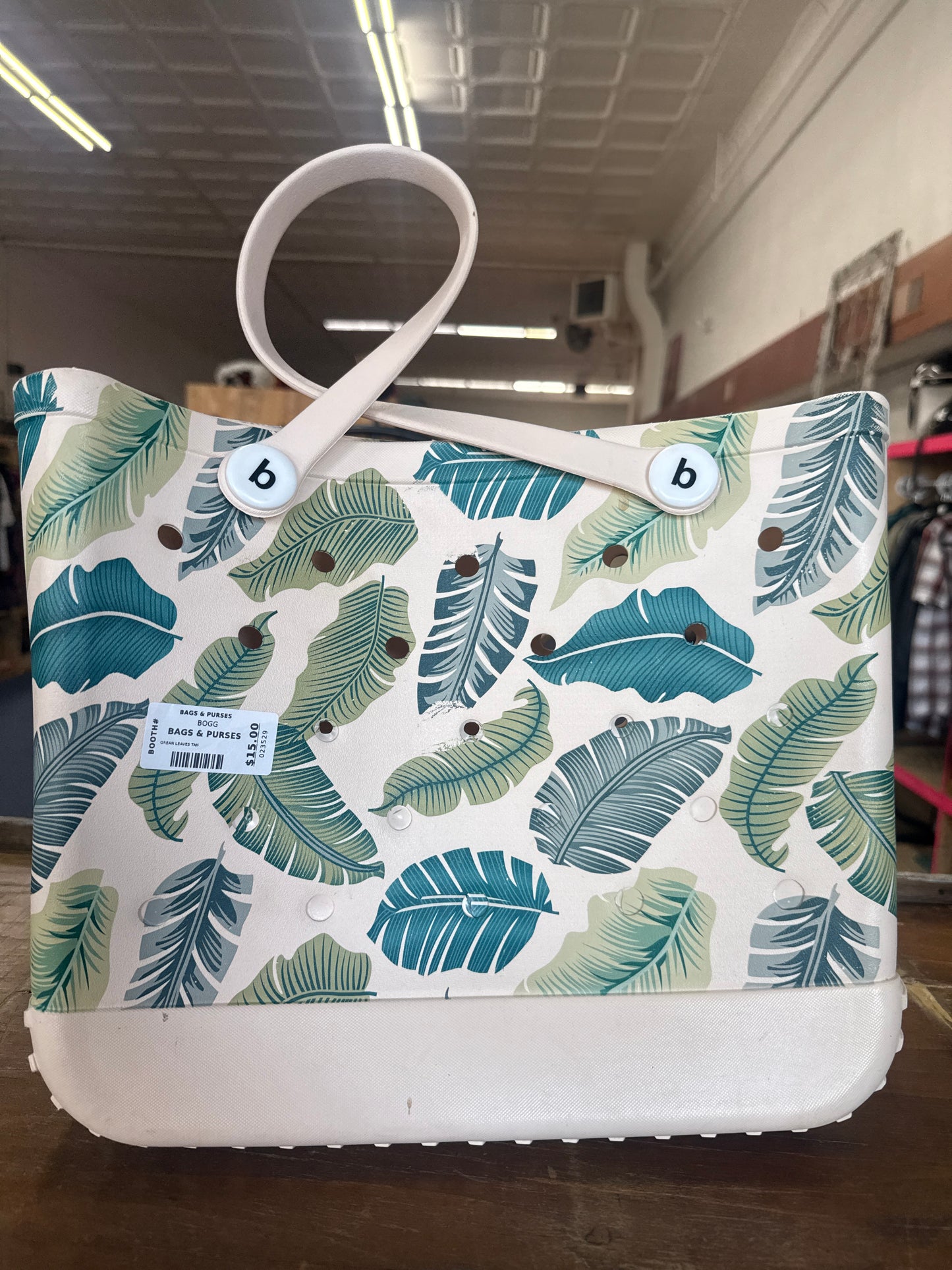 Grean leaves Tan Bogg Bags & Purses