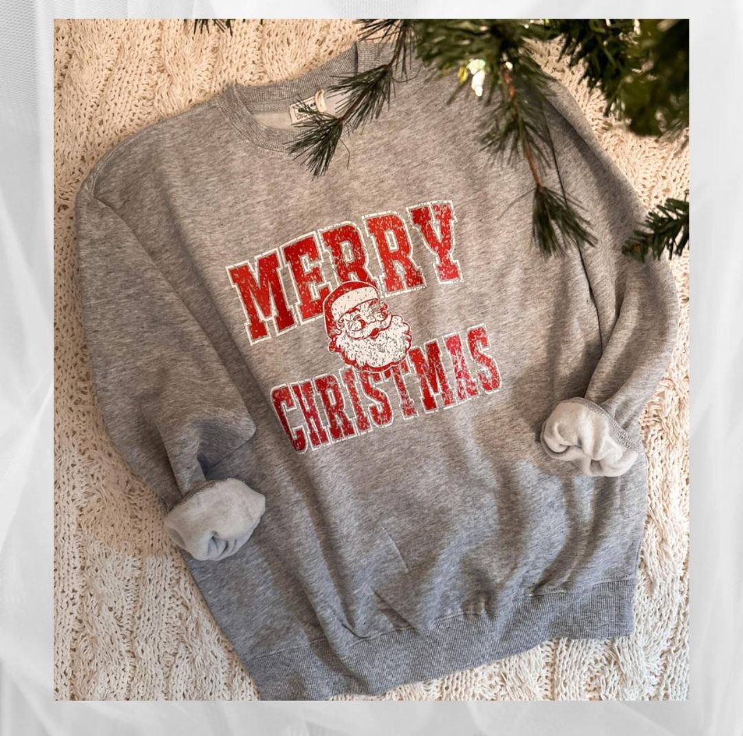 Grey Merry Chris. Distress Clothed in Grace Iowa, Small