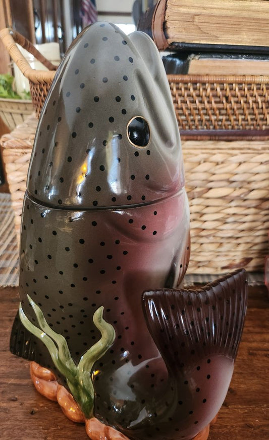 Big Sky Carvers Rainbow Trout Cookie Jar