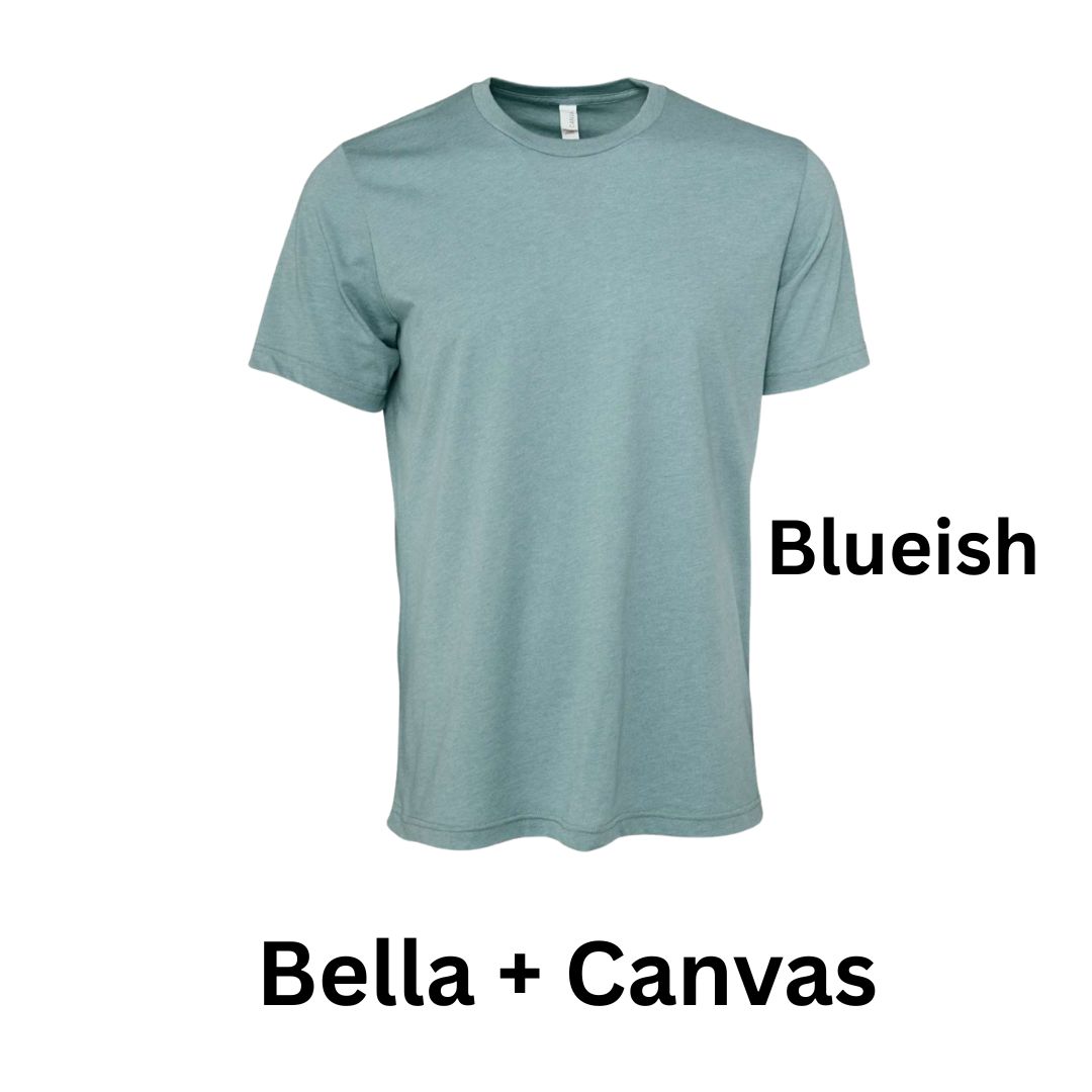 Blueish Center of My World Clothed in Grace Iowa, 2X-Large