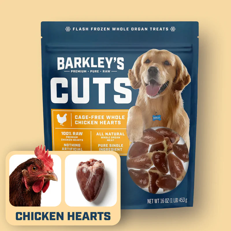 Barkley's Cuts Frozen Chicken Hearts