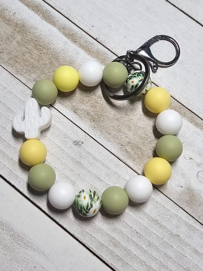 Cactus Key Chain Crocheted Creations by Amy, Adjustable