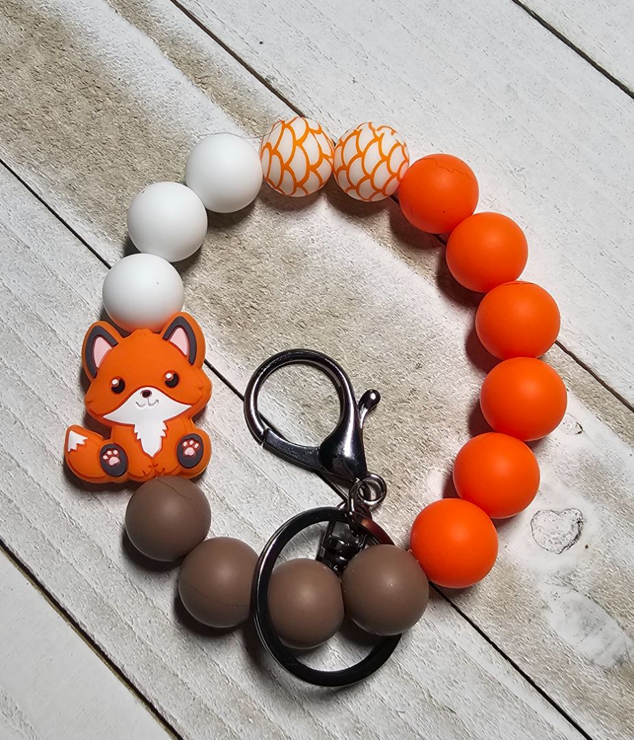 Fox Key Chain Crocheted Creations by Amy