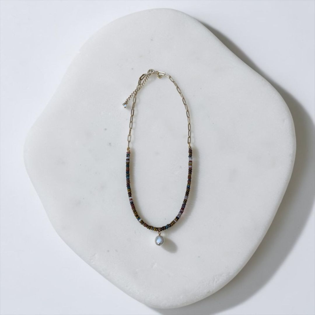 Gaia Necklace Nomadic Pearl Jewelry, DCH Family LLC