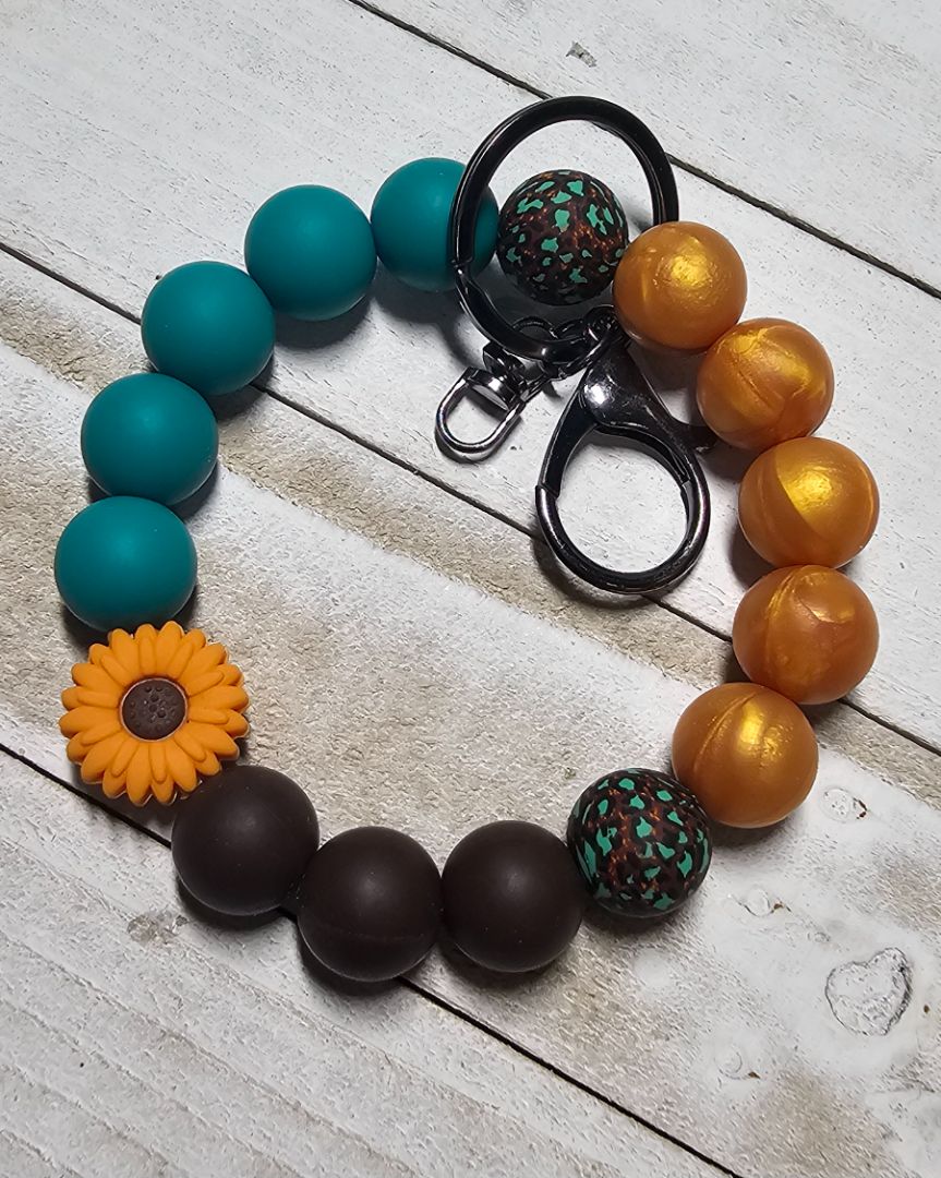 Flower Key Chain Crocheted Creations by Amy