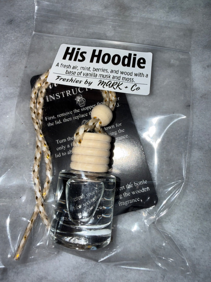 His Hoodie Car Diffuser, Mark & Co