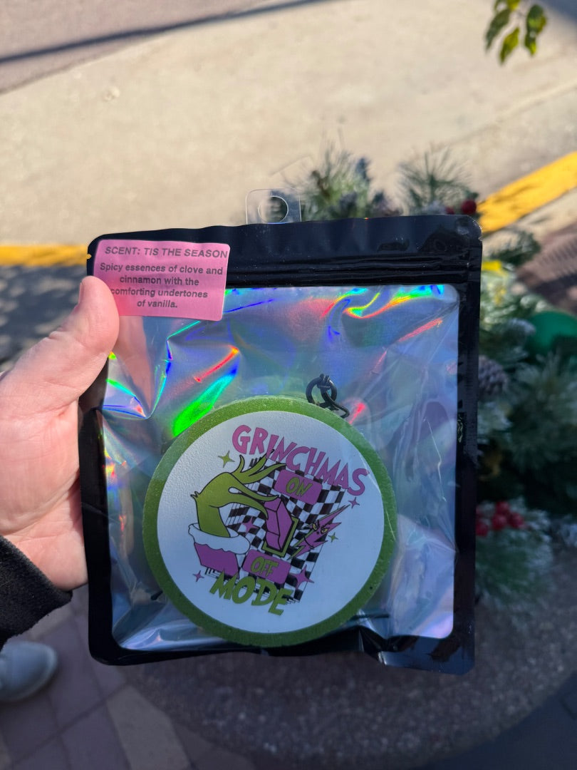 Grinch Mode Freshie, Large Circle