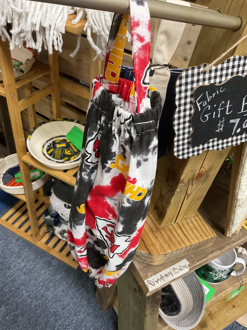 Red/Black KC Chiefs Grocery Bag Holder