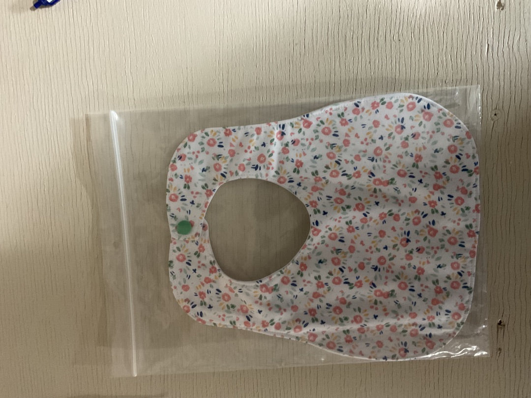 Coral Flower Bib