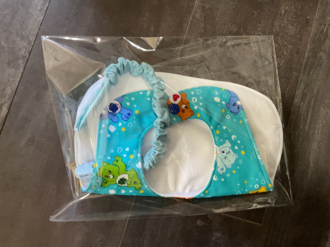 Blue BabyBib w/Pacifier Holder