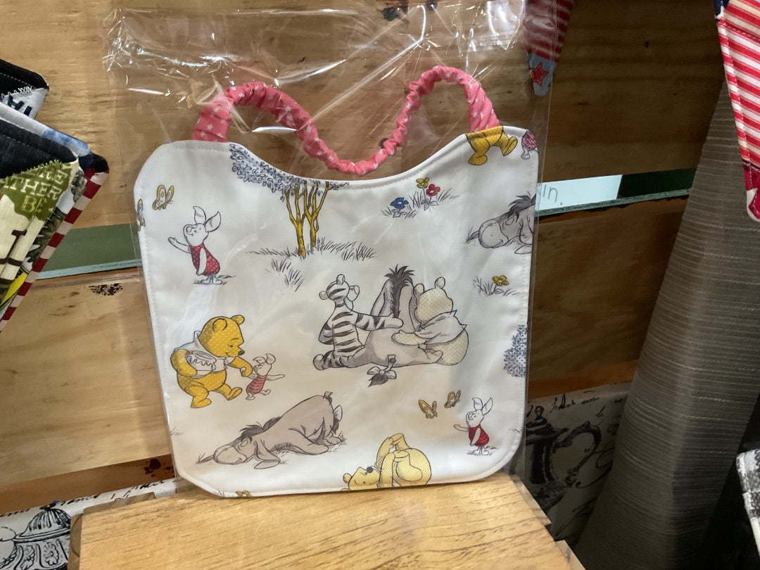 White “Winnie the Pooh” Bib