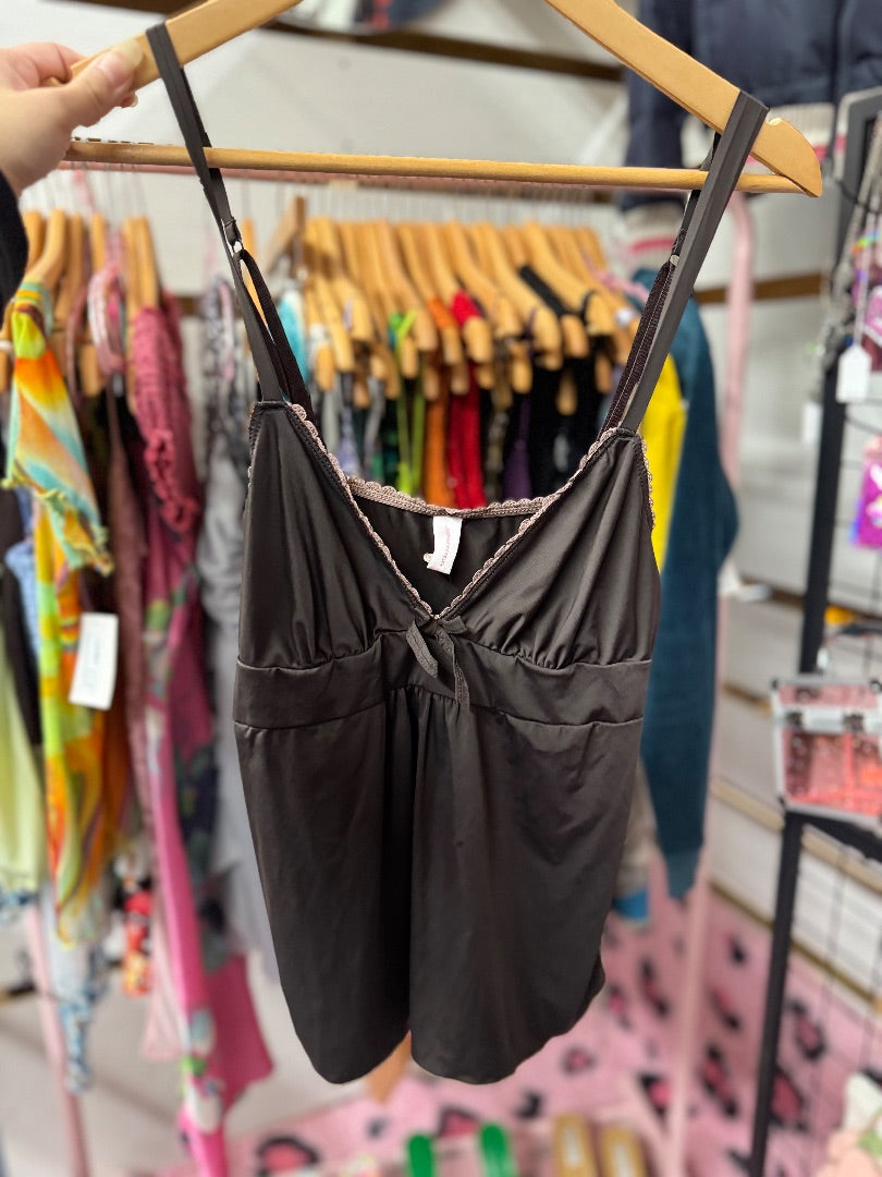 Brown Jennyfer coquette girl top, Medium