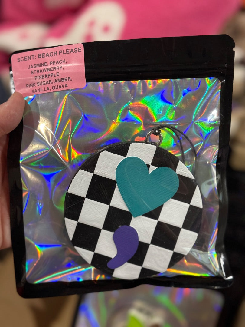 Semi Colon BP Freshie, Full Size