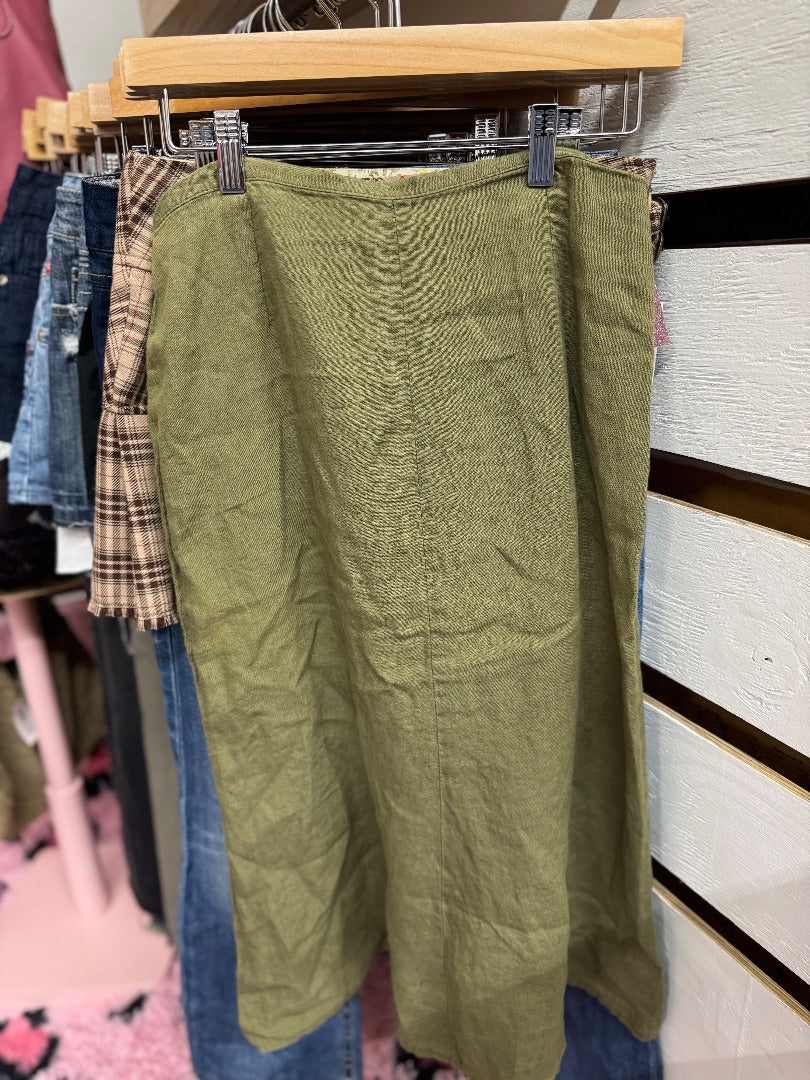 Green Blue gaya Euro girl skirt, small