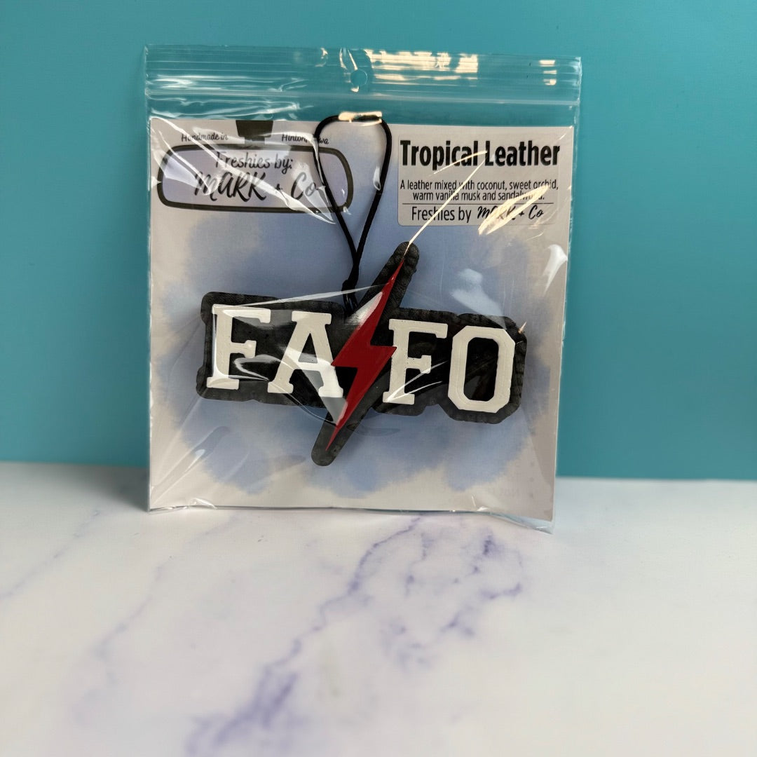 FAFO Bolt Tropical Leather Freshie