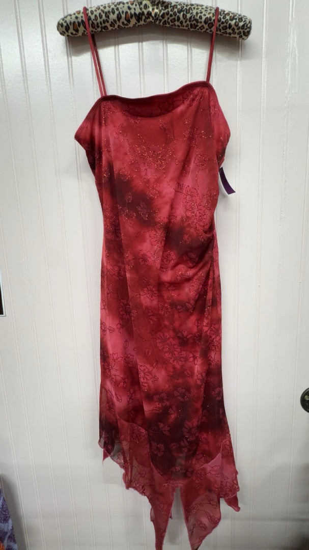 Red Taboo Fairycore glitter dress, large
