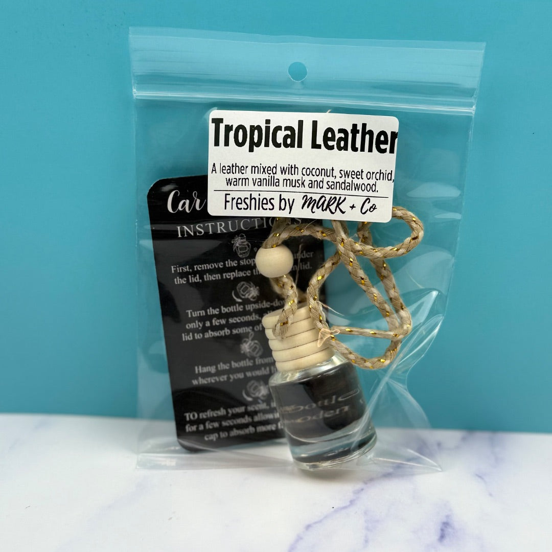 Tropical Leather Car Diffuser