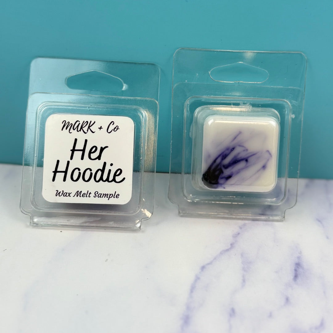 Her Hoodie Wax Melt, Sample