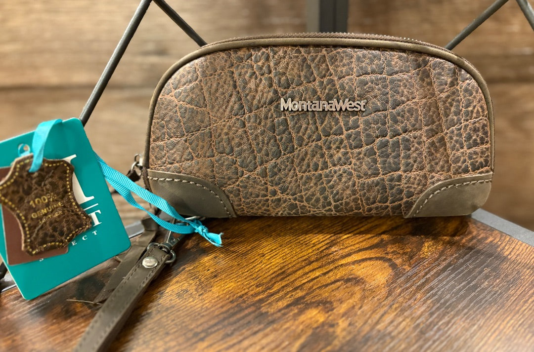 Brown Montana West Genuine Leather Wallet