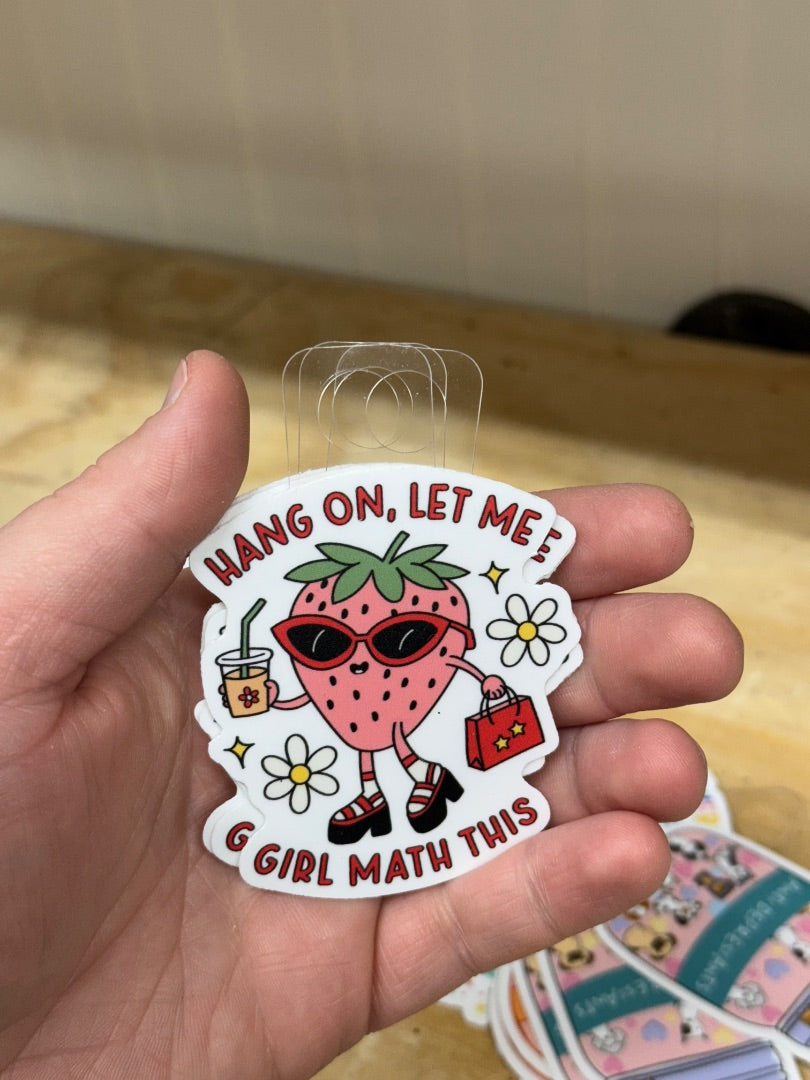 Girl Math Sticker, Sticker