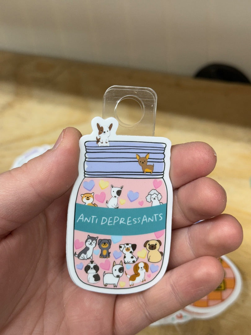 Dog Pills Sticker, Sticker