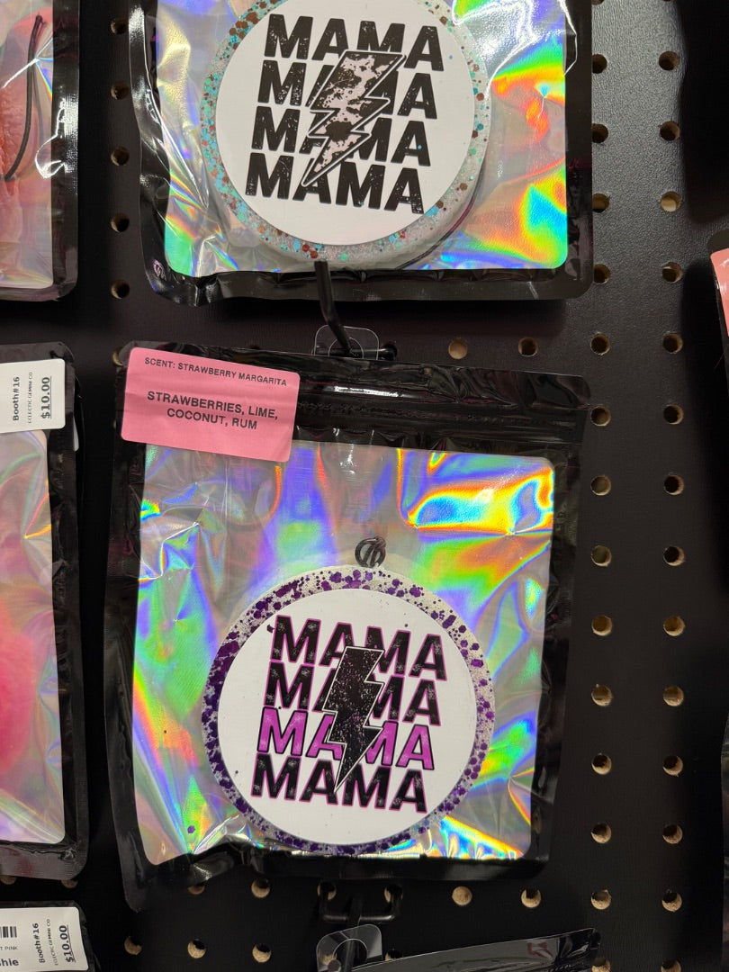 Mama Bolt Purple Freshie, Large Circle
