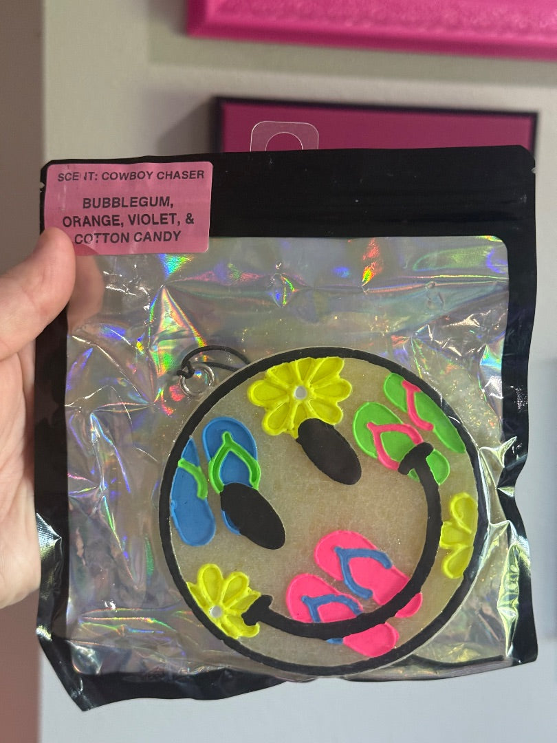 Flip flop smiley Freshie