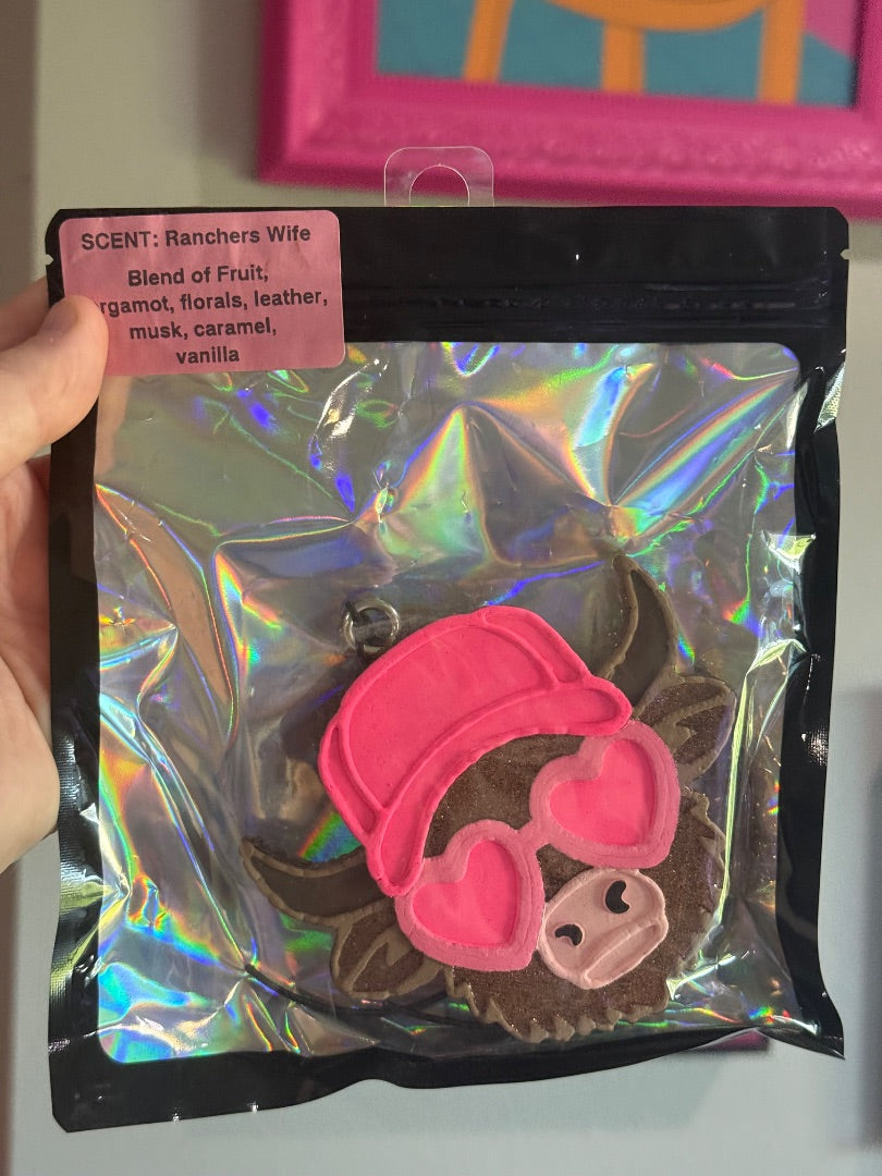Cow Sunglasses Pink Freshie