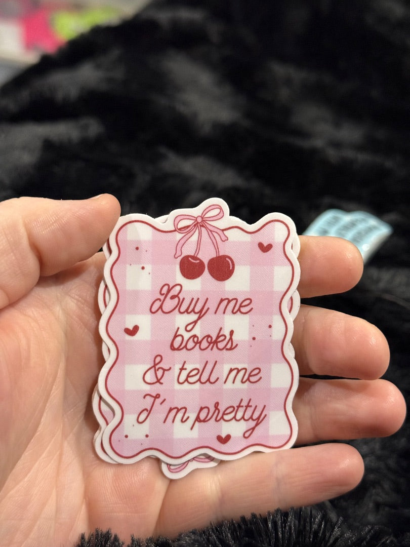 Buy Me Books Sticker