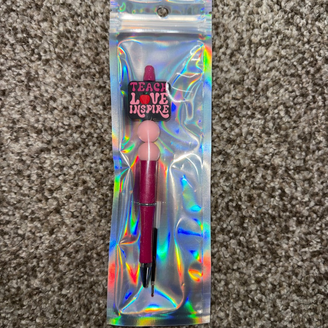 Teach Beaded Pen