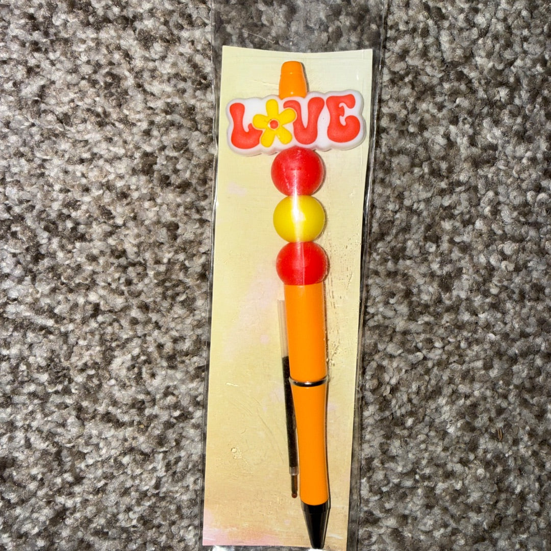 Love Beaded Pen