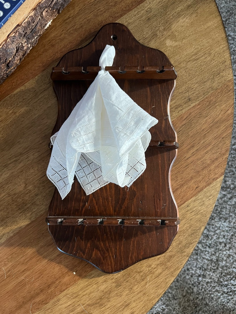 Wooden Spoon rack / hankie holder