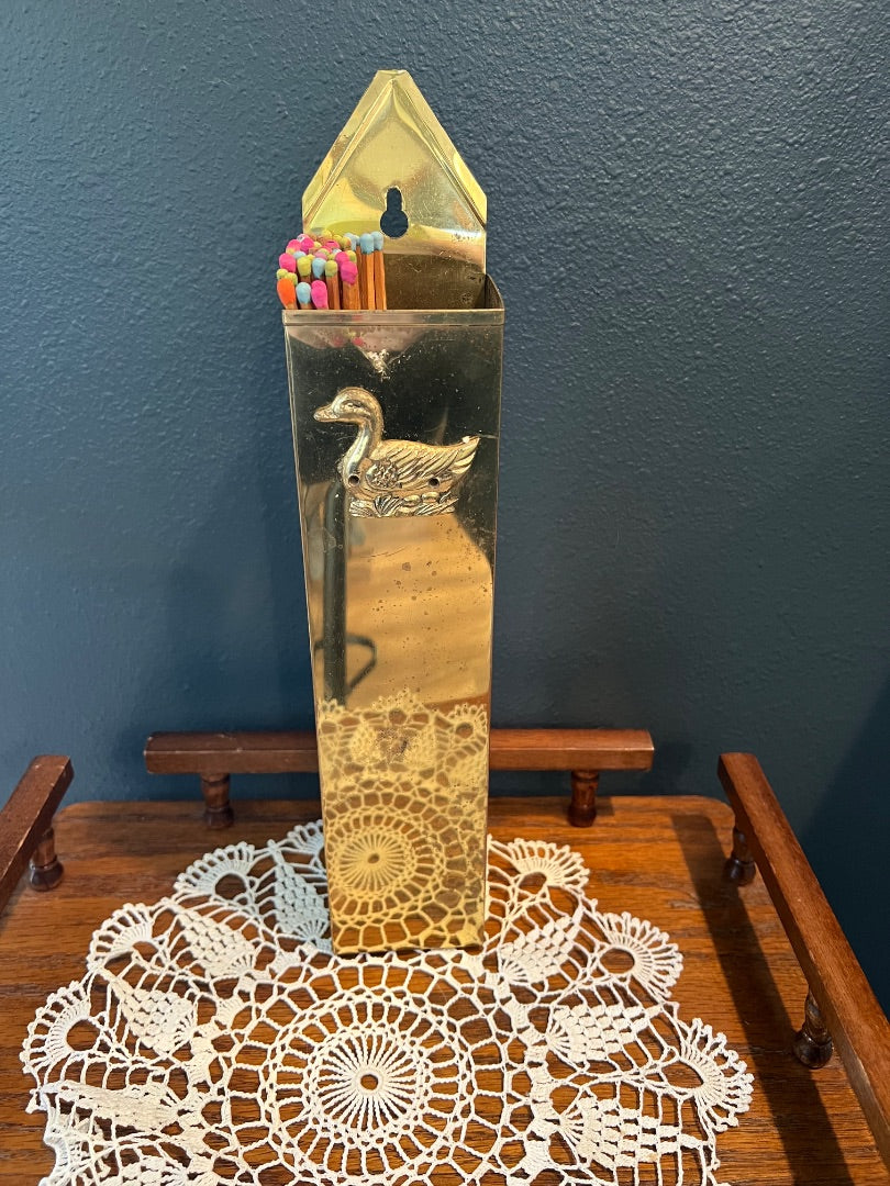 Brass Match Holder