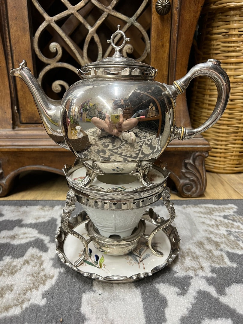 Spirit Kettle on warming stand