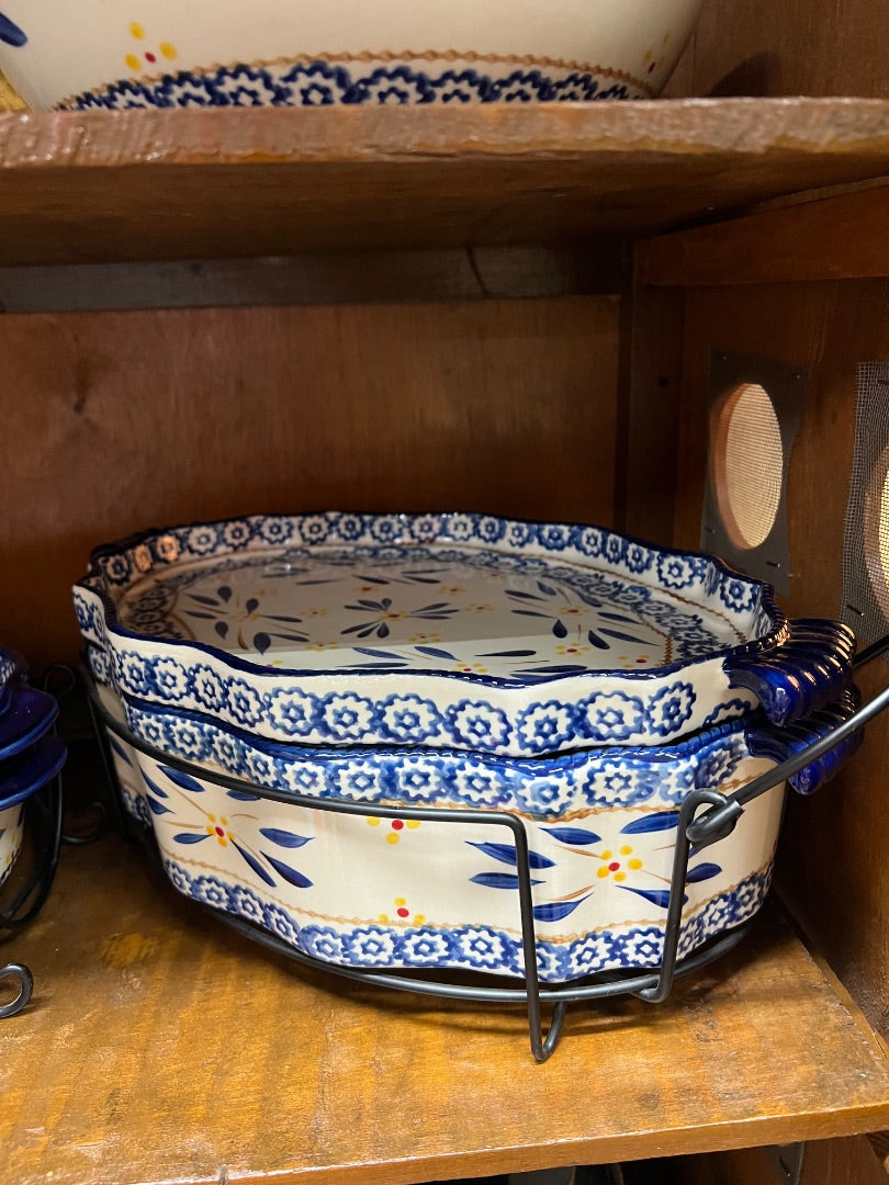 Temp-tations Lg oval casserole dish