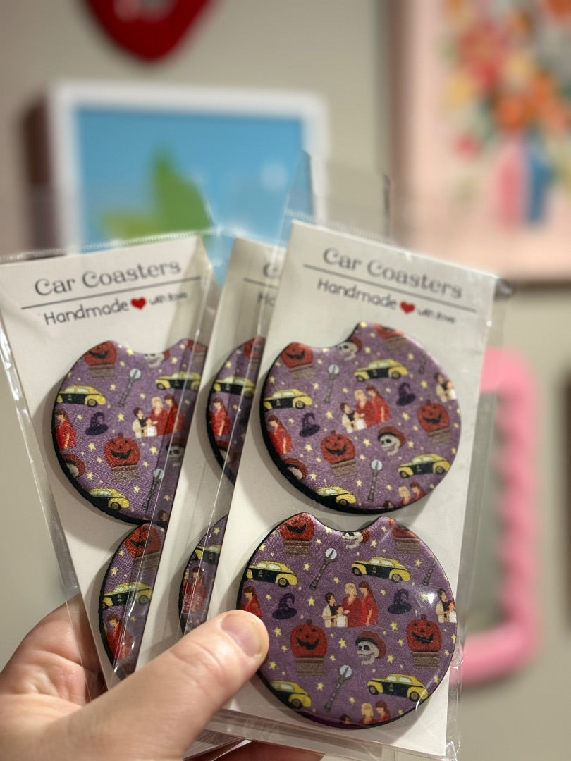 Car Coasters,Halloweentown, Eclectic Gemini Co