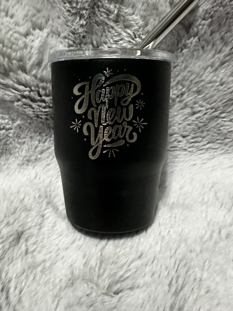 Black 3oz. Mini Tumbler , Designed Locally