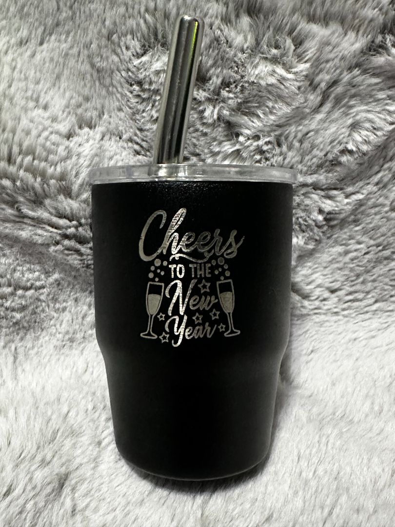 Black 3oz. Mini Tumbler , Designed Locally