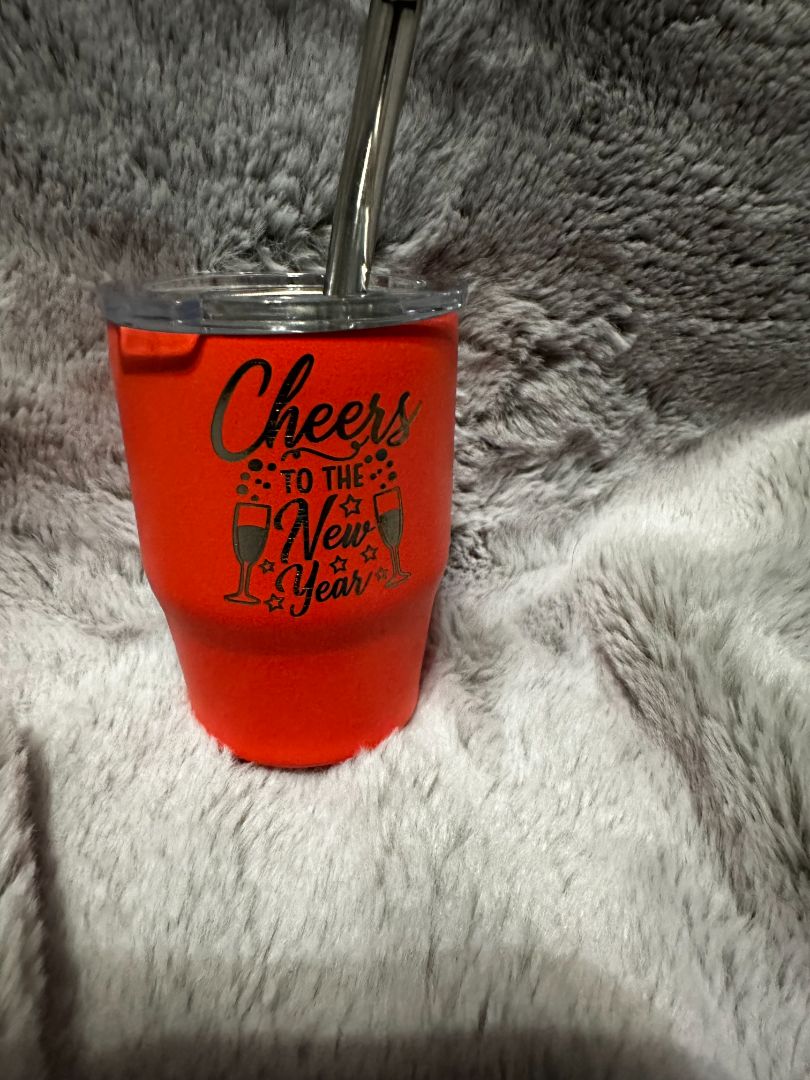 Coral 3oz. Mini Tumbler , Designed Locally