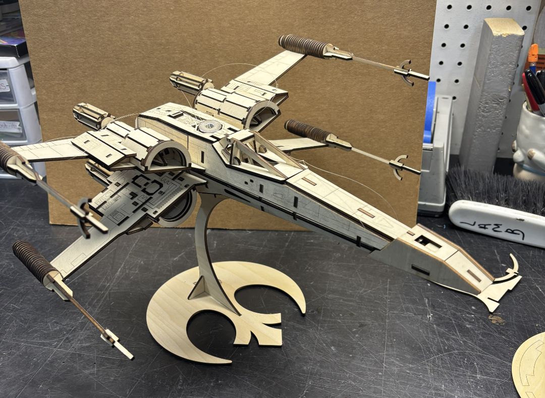 X-Wing Fighter with stand