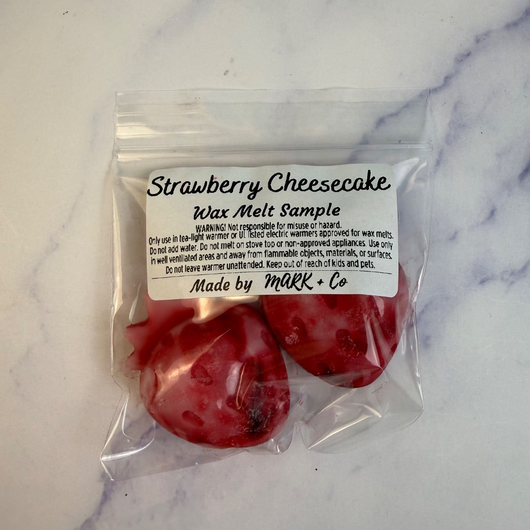 Strawberry Cheesecake Wax Melt, Sample