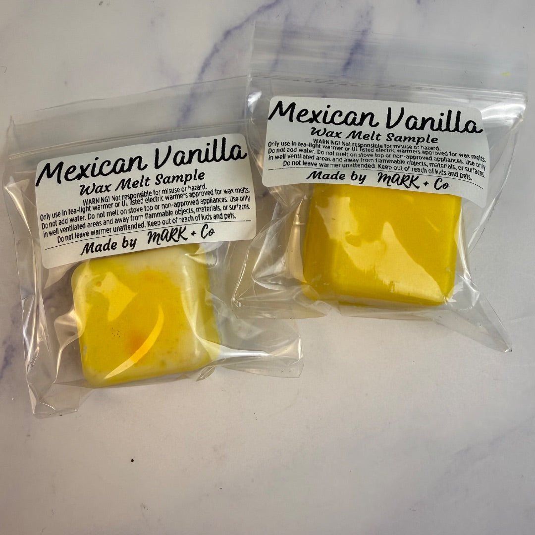 Mexican Vanilla Wax Melt, Sample