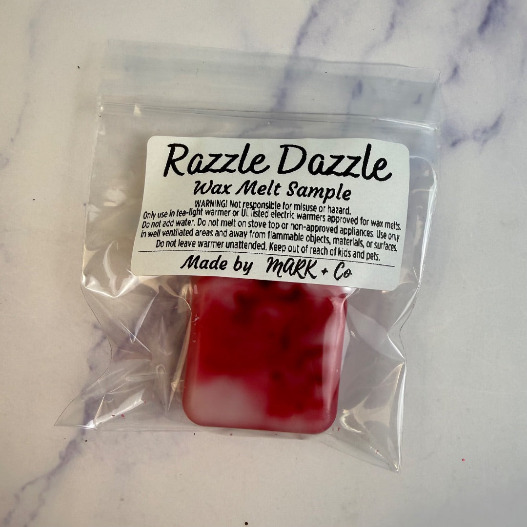Razzle Dazzle Wax Melt, Sample