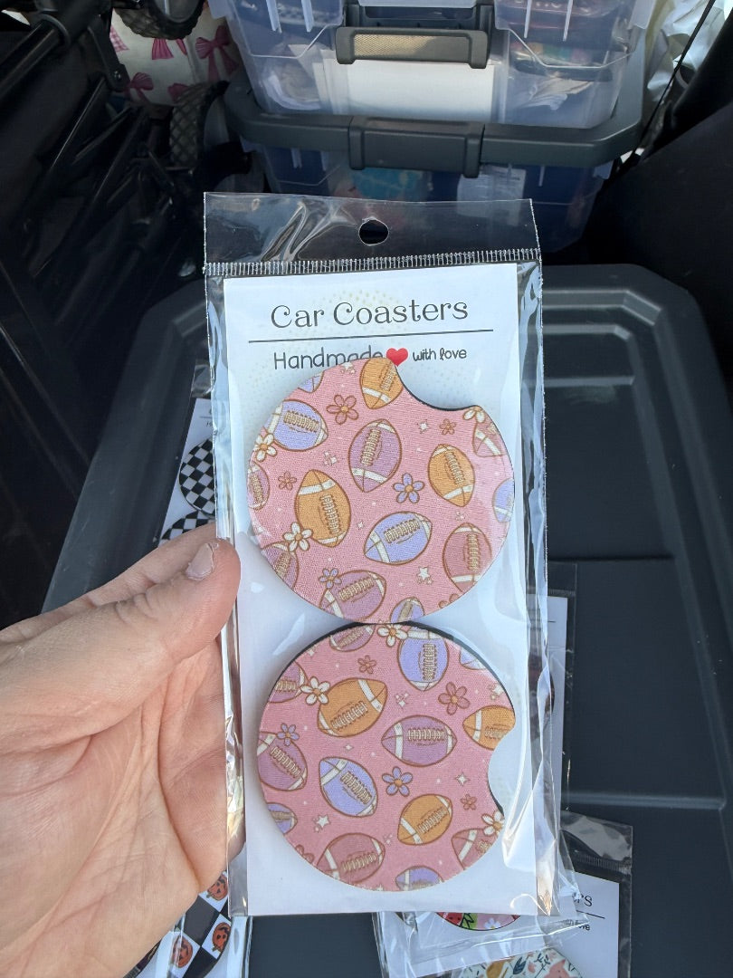 Footballs Car Coasters, Car Coaster